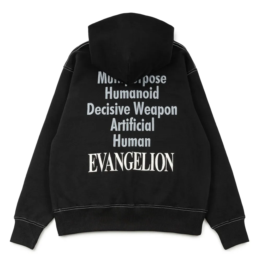 Pleasures x Evangelion Artificial Human Hoodie | Black