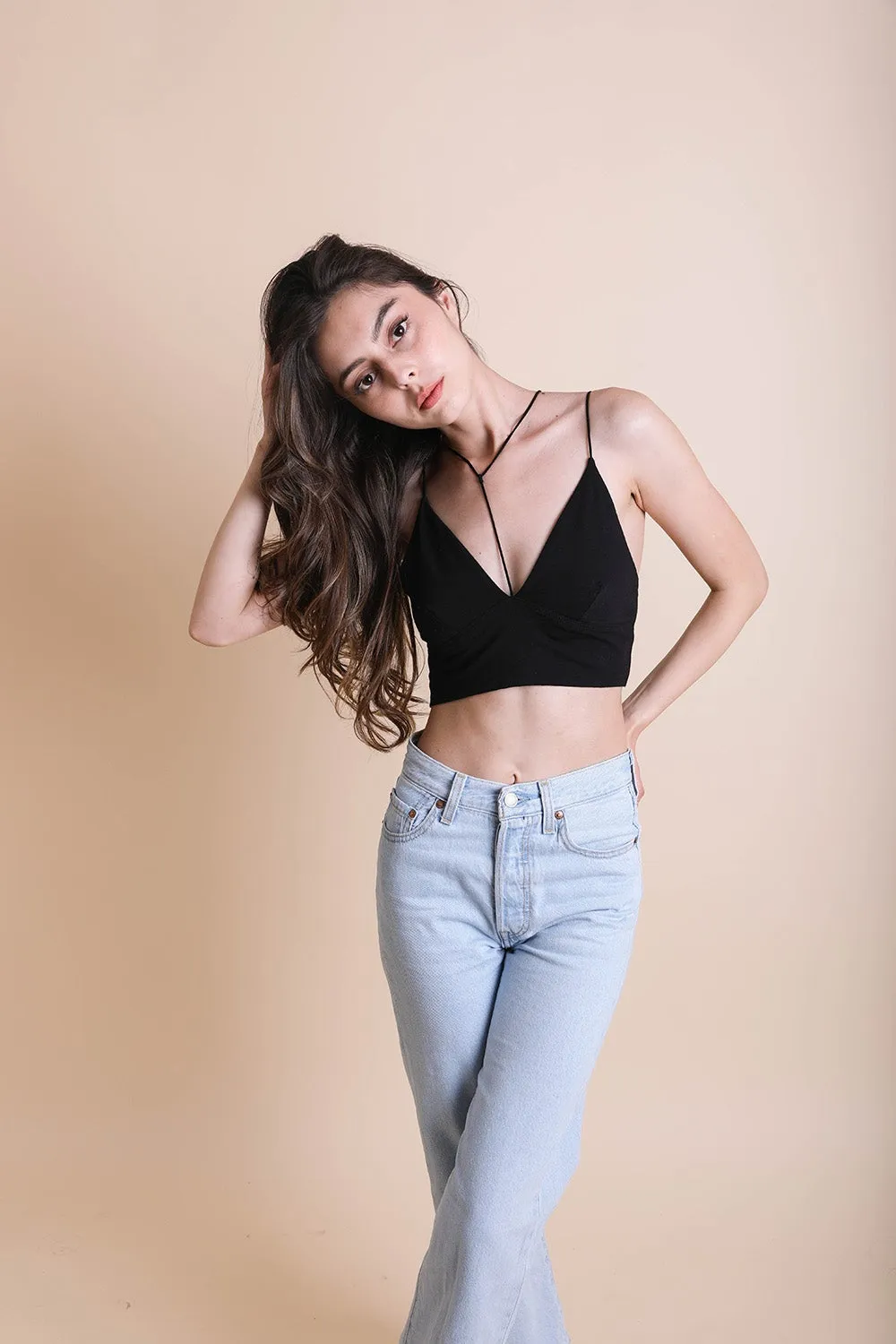 Plunge Crop Tops.