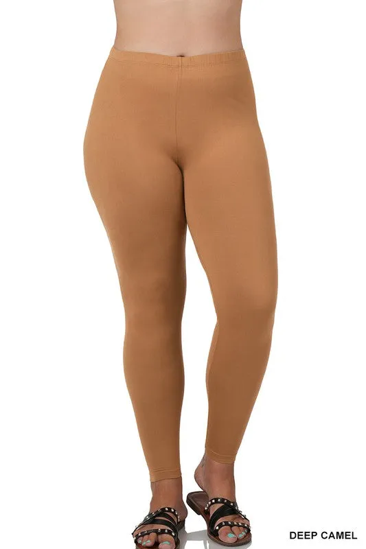 Plus Microfiber Leggings