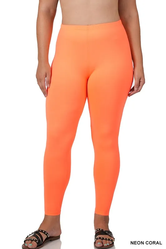 Plus Microfiber Leggings