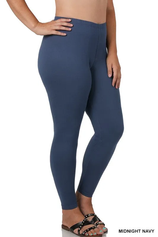 Plus Microfiber Leggings