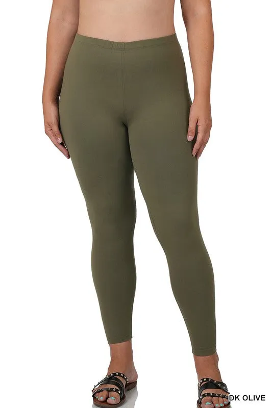Plus Microfiber Leggings