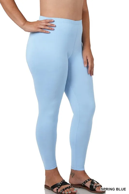 Plus Microfiber Leggings