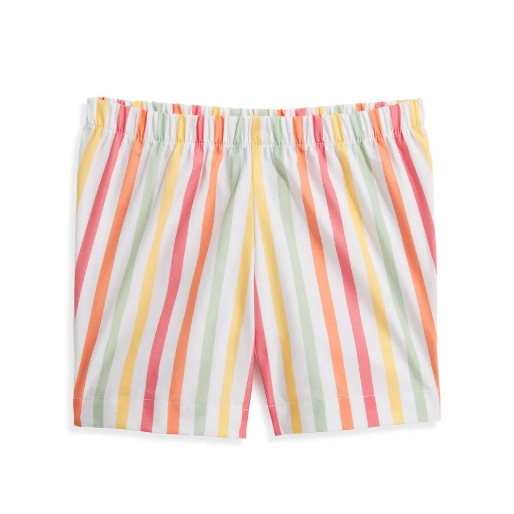 Printed Boy's Play Short -- Boardwalk Stripe
