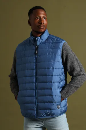 Puffer Gilet - Steel Blue