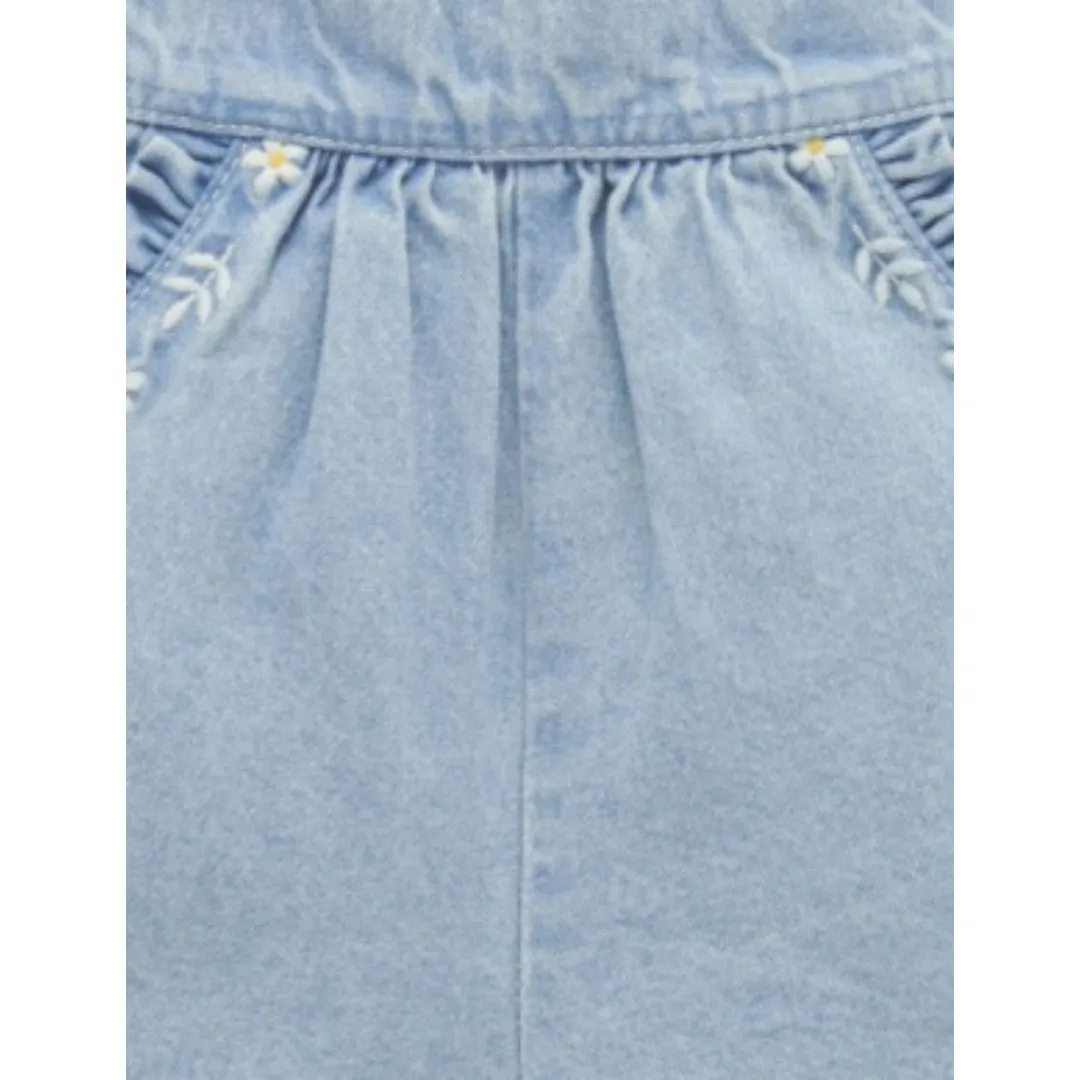 PureBaby - Denim Ruffle Shorts