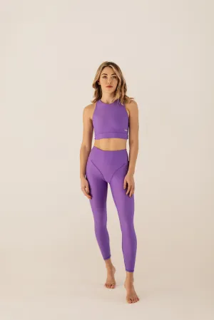 Purple Performance Set - Leggings and Bra