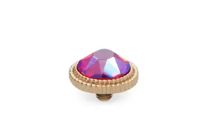 Qudo Fabero 10mm Gold Topper - Hyacinth Shimmer