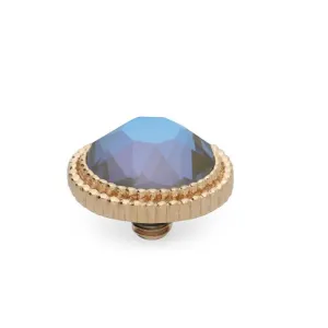 Qudo Fabero 10mm Gold Topper - Serene Gray Delite