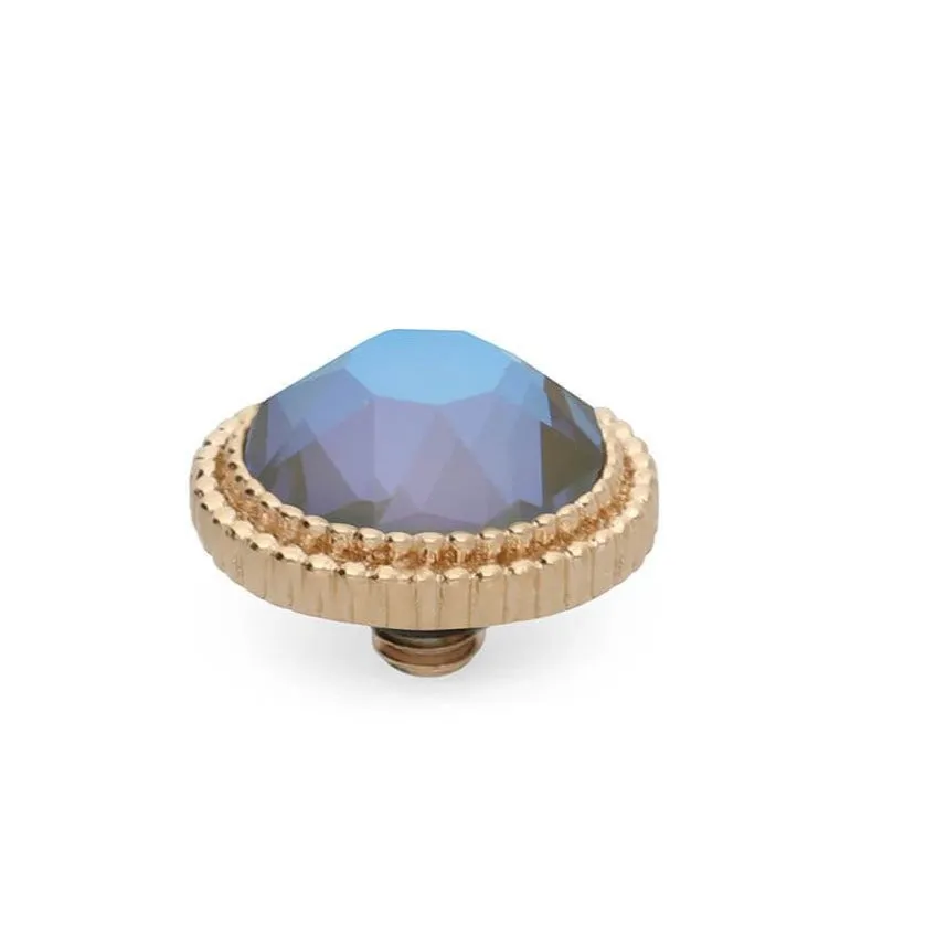 Qudo Fabero 10mm Gold Topper - Serene Gray Delite