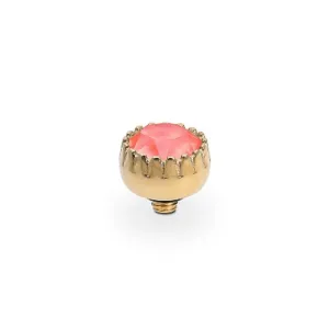 Qudo London 8mm Gold Topper - Light Coral
