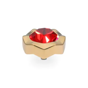 Qudo Nemoli 13mm Gold Topper - Scarlet