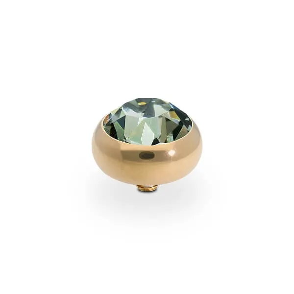 Qudo Sesto 10mm Gold Topper - Black Diamond