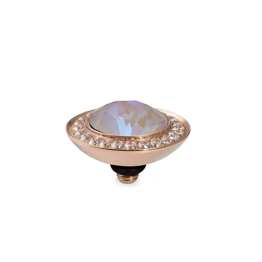 Qudo Tondo Deluxe 13mm Rose Gold Topper - Dusty Pink Delite