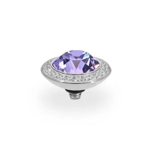 Qudo Tondo Deluxe 13mm Silver Topper - Violet