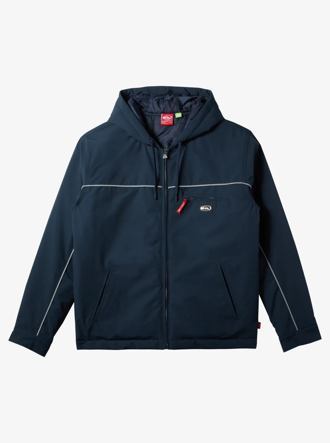 Quiksilver Saturn Trucker Hood Jacket - Dark Navy