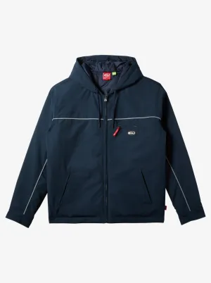 Quiksilver Saturn Trucker Hood Jacket - Dark Navy