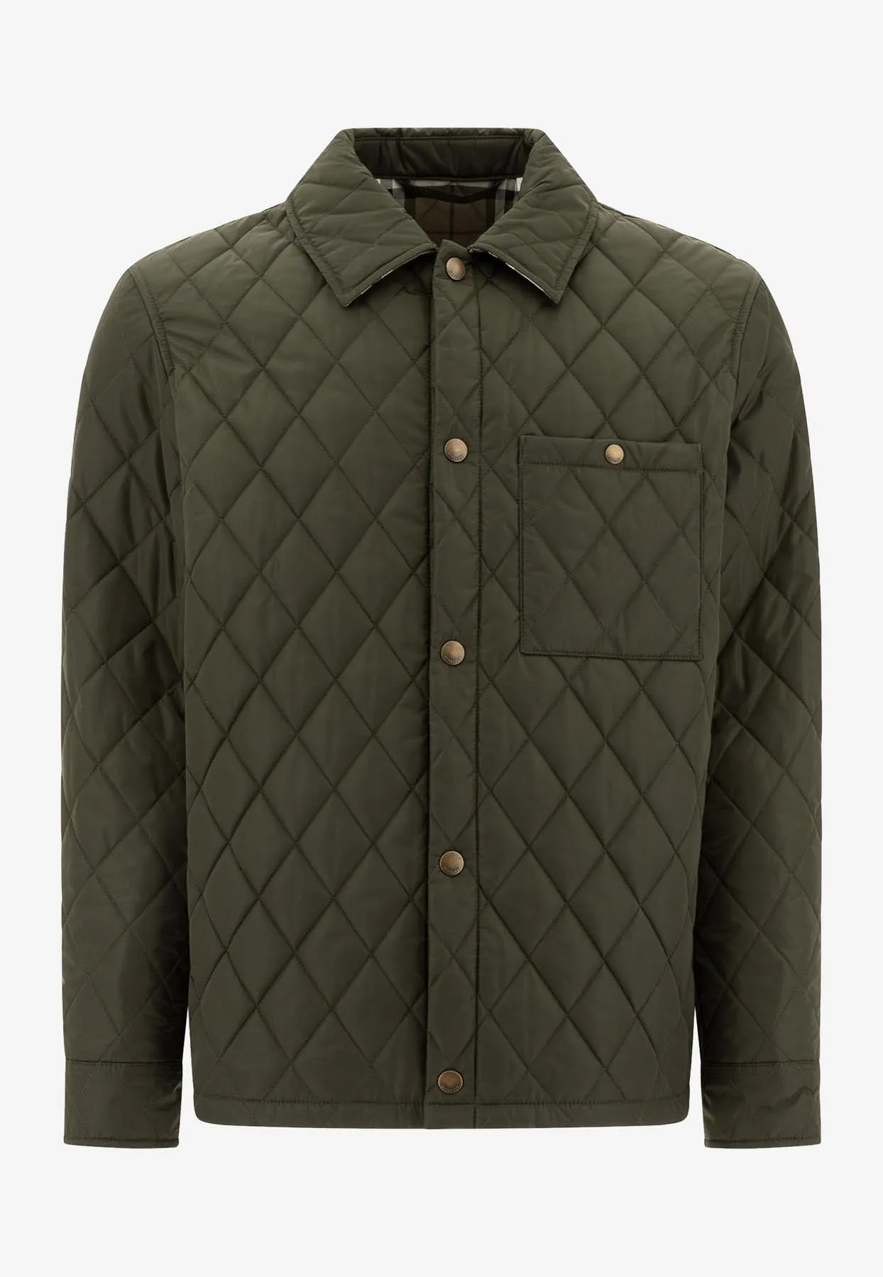 Quilted Buttoned Jacket