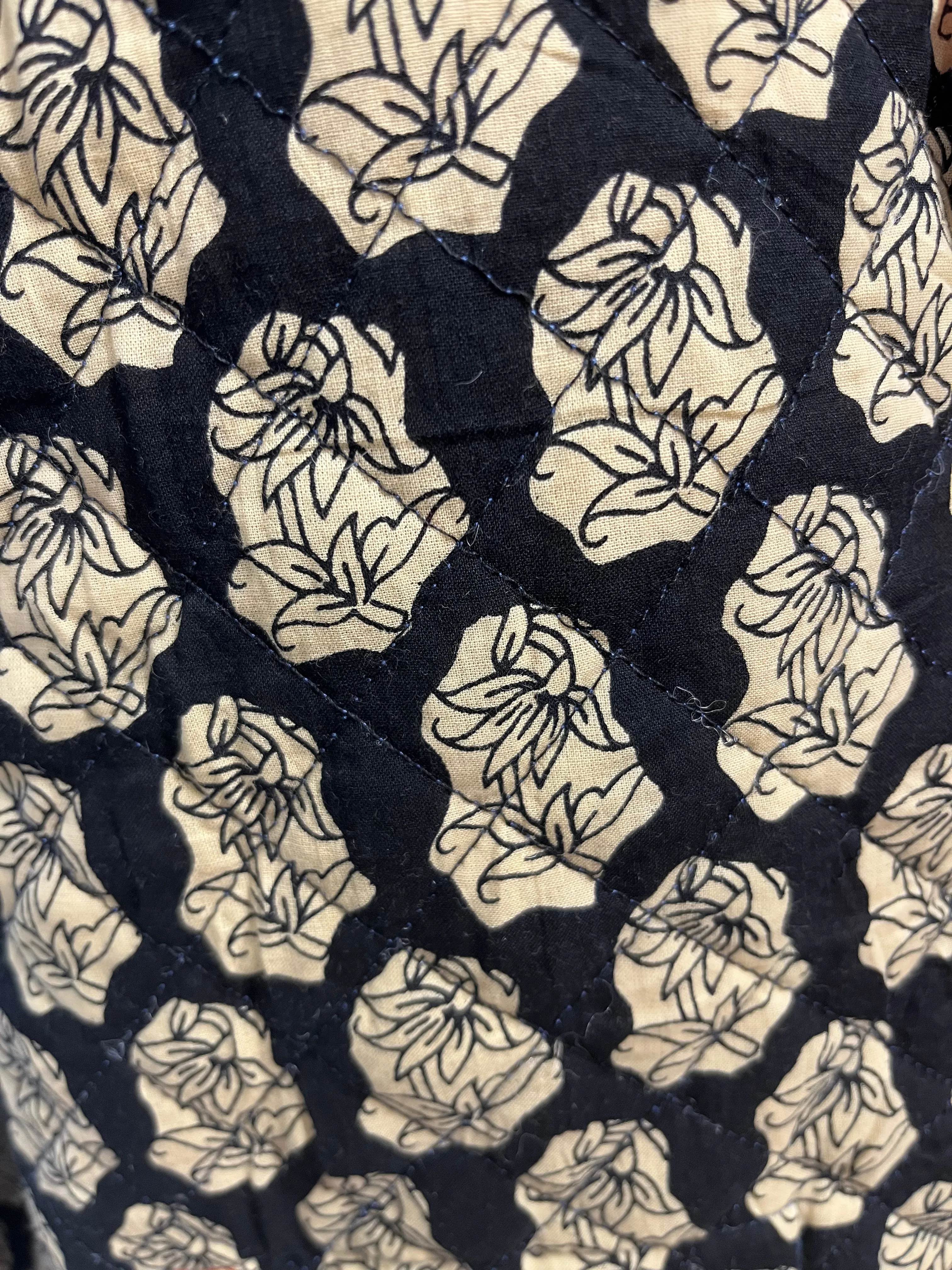 Quilted Cotton Reversible Jacket