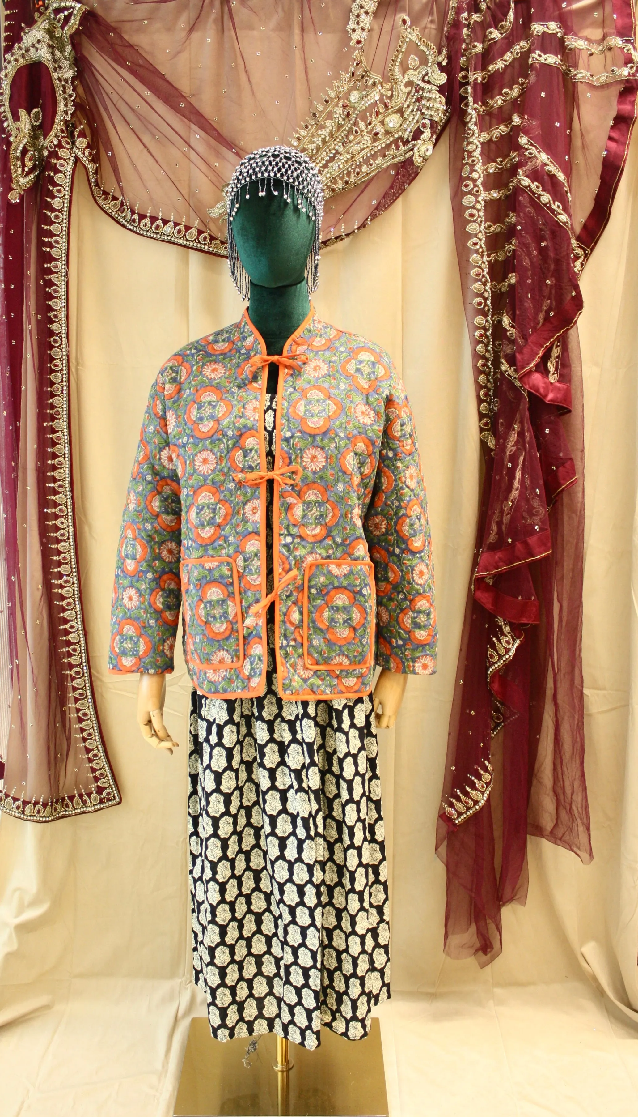 Quilted Cotton Reversible Jacket