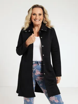 Quilted Jacket - Black
