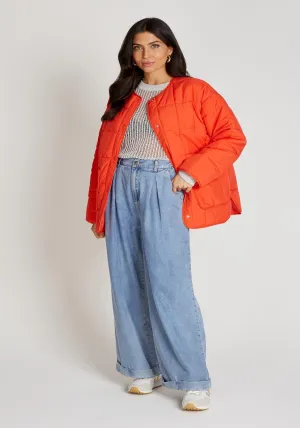 Quilted Jacket - Red