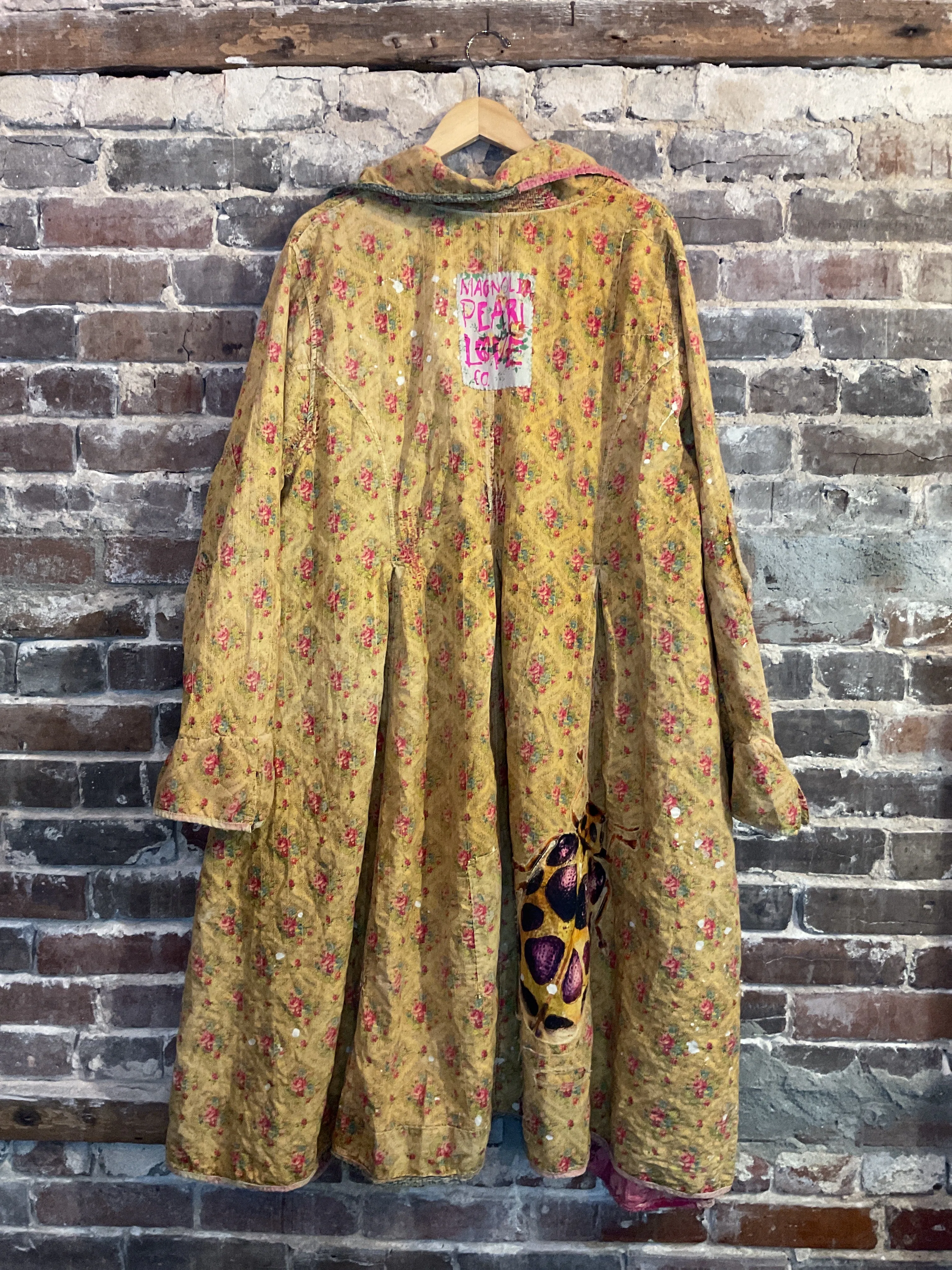 Quilted Melie Floral Coat-216697