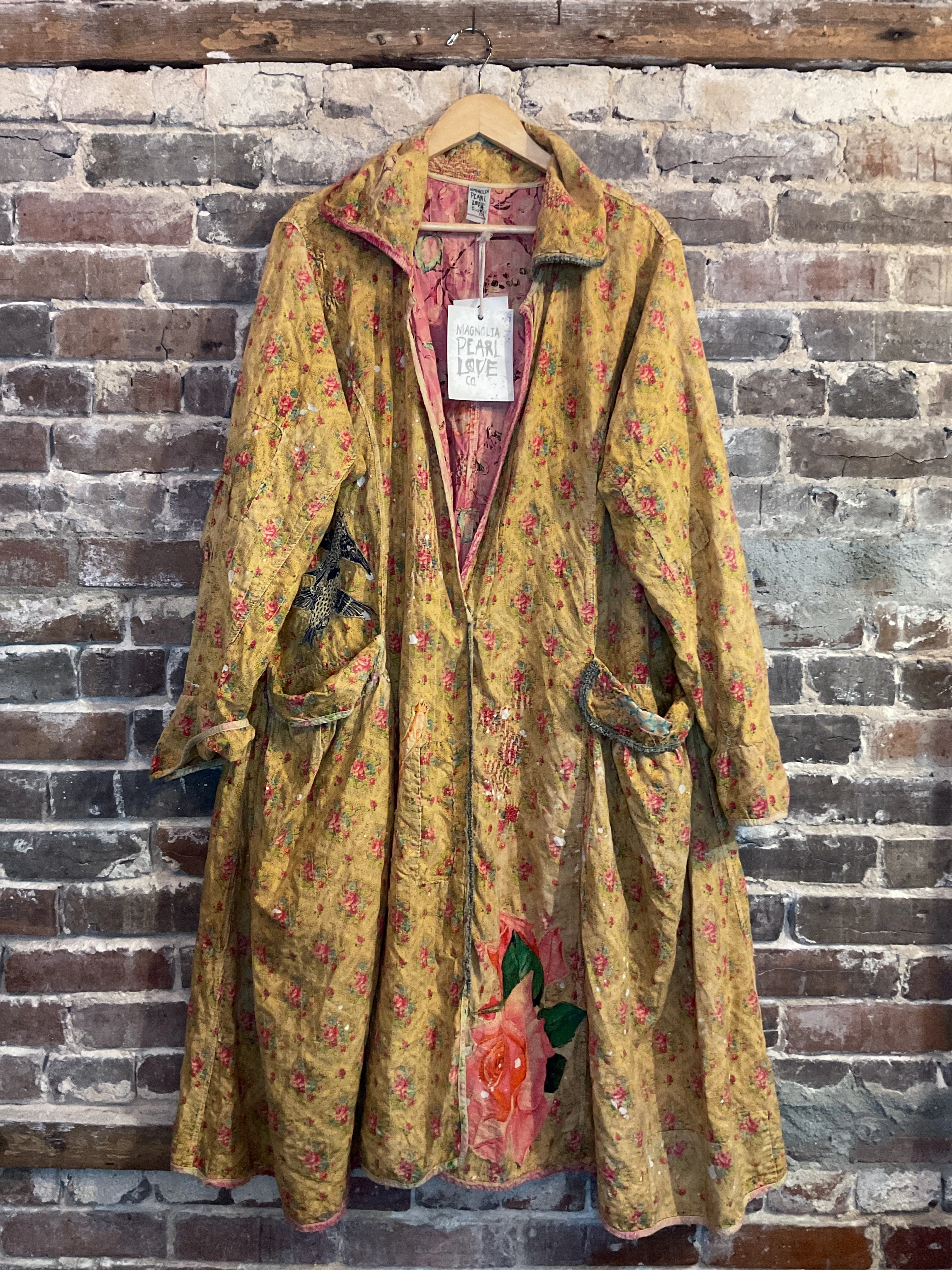 Quilted Melie Floral Coat-216697