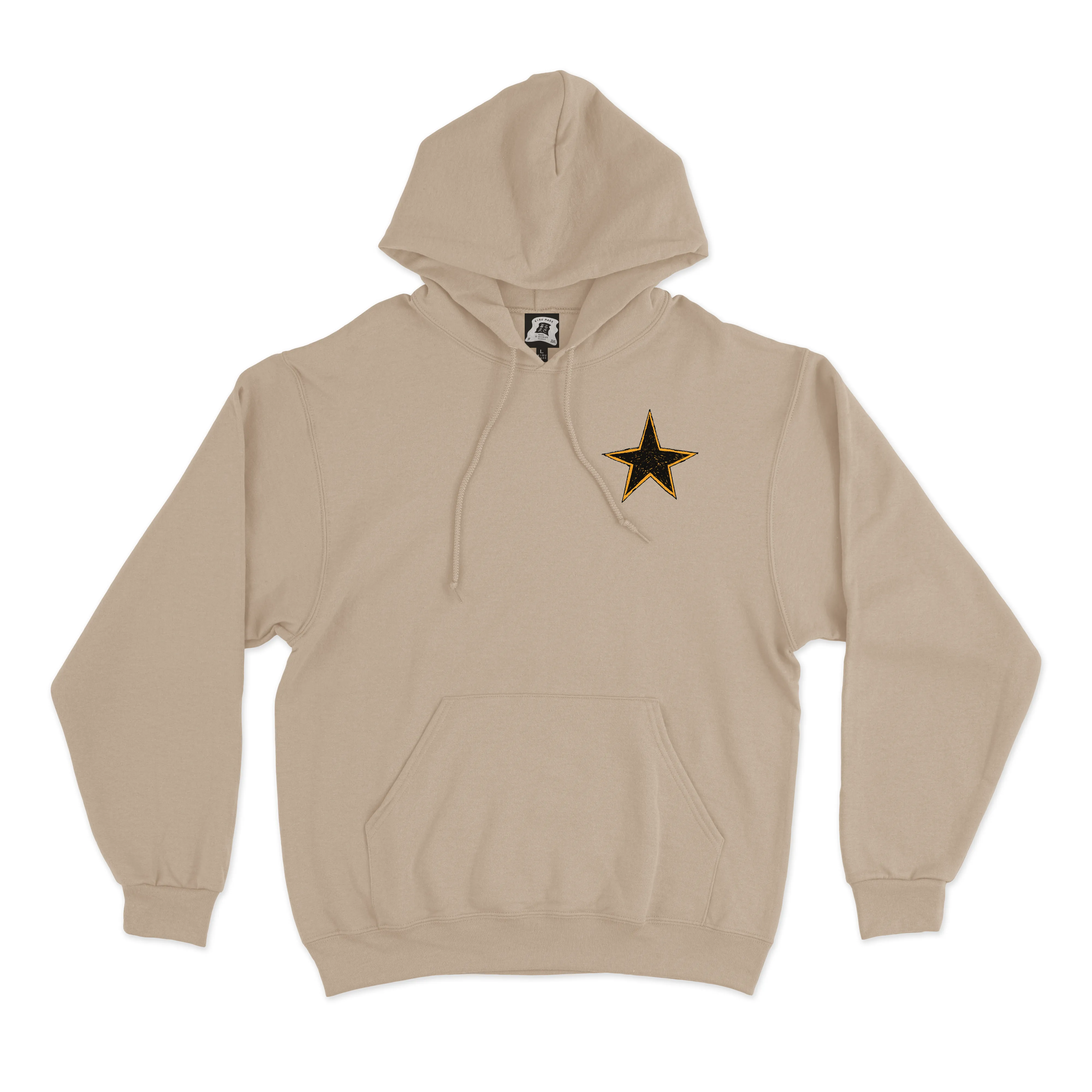 "All Star" Fleece Hoodie Beige