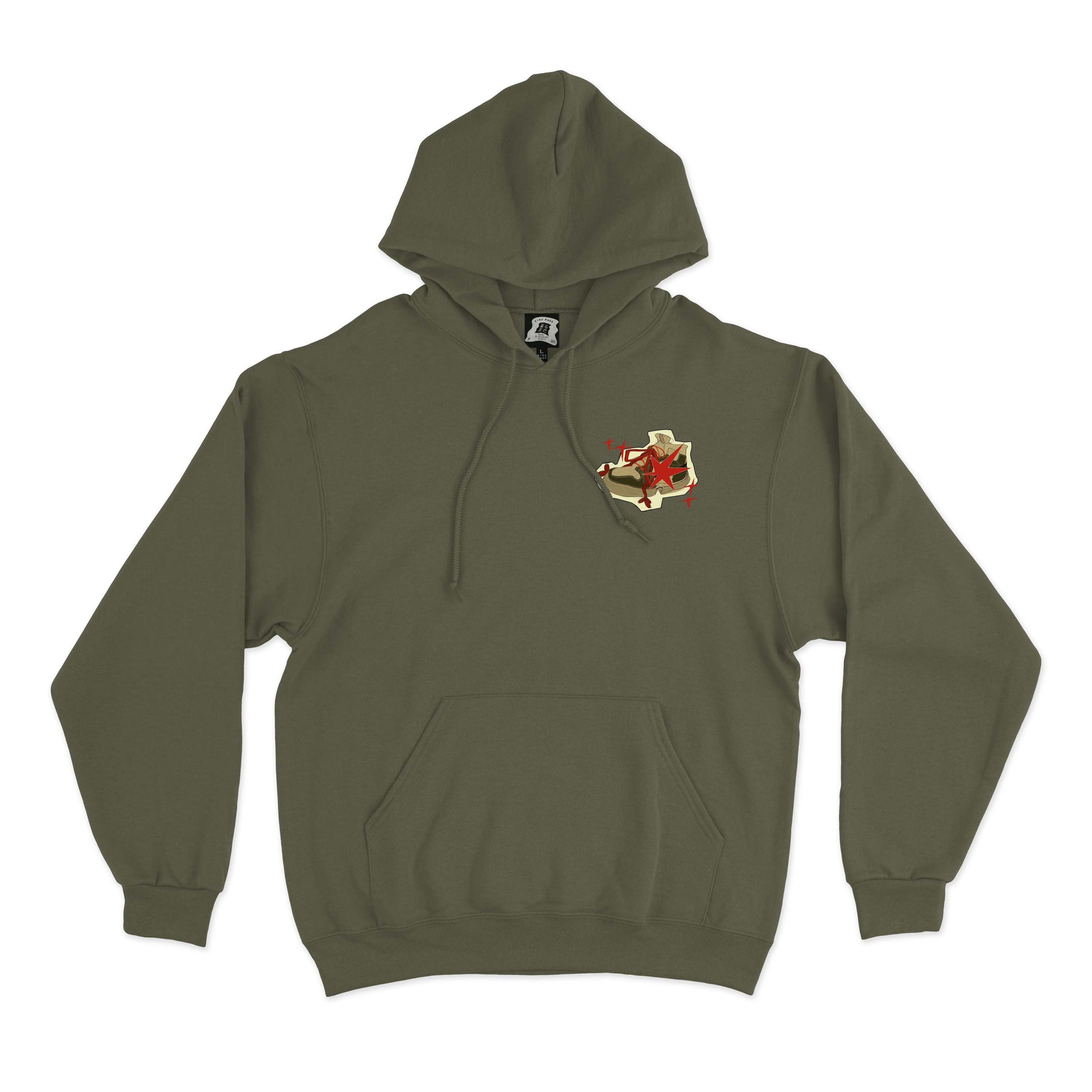"Autumn" Fleece Hoodie Khaki