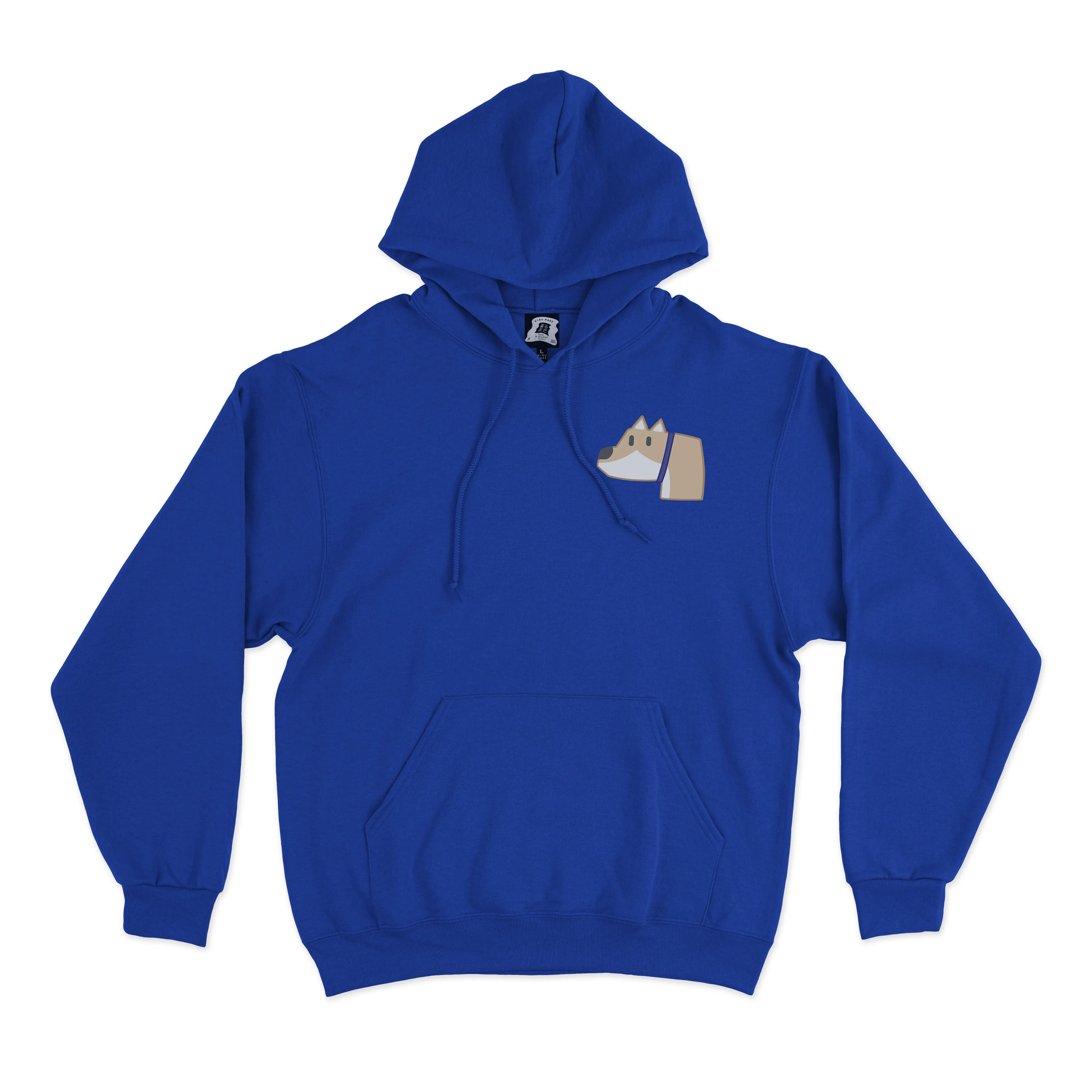 "Basket" Fleece Hoodie Cobalt Blue