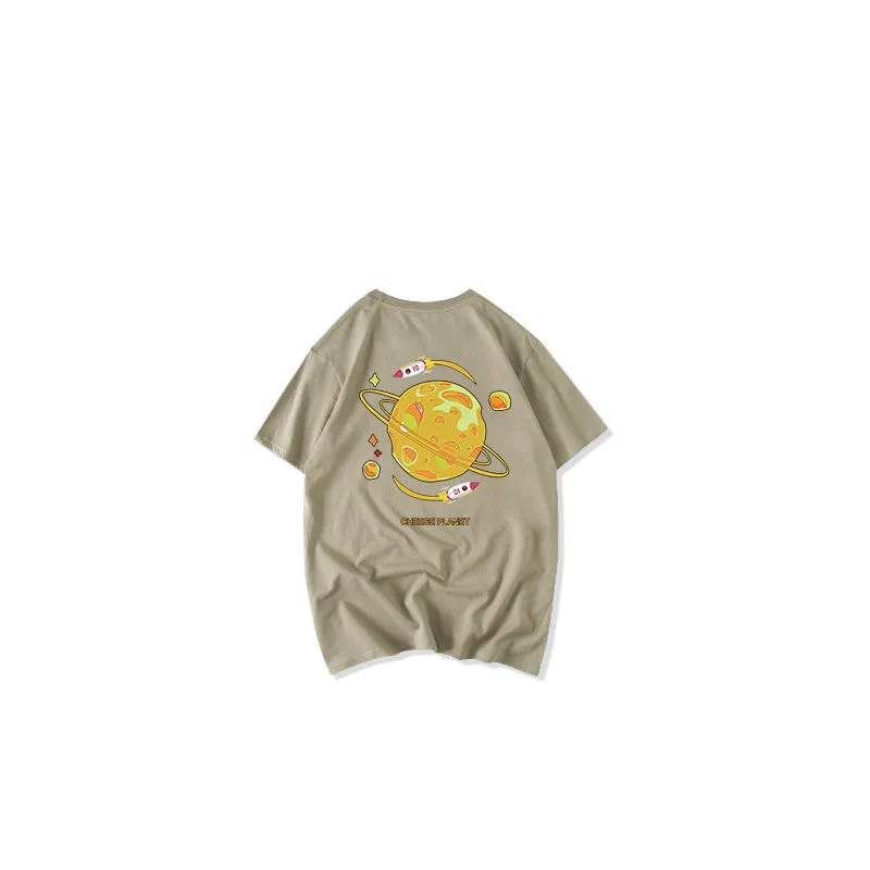 "CHEESE PLANET" T-SHIRT N030208
