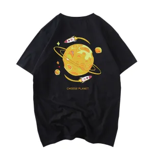 "CHEESE PLANET" T-SHIRT N030208