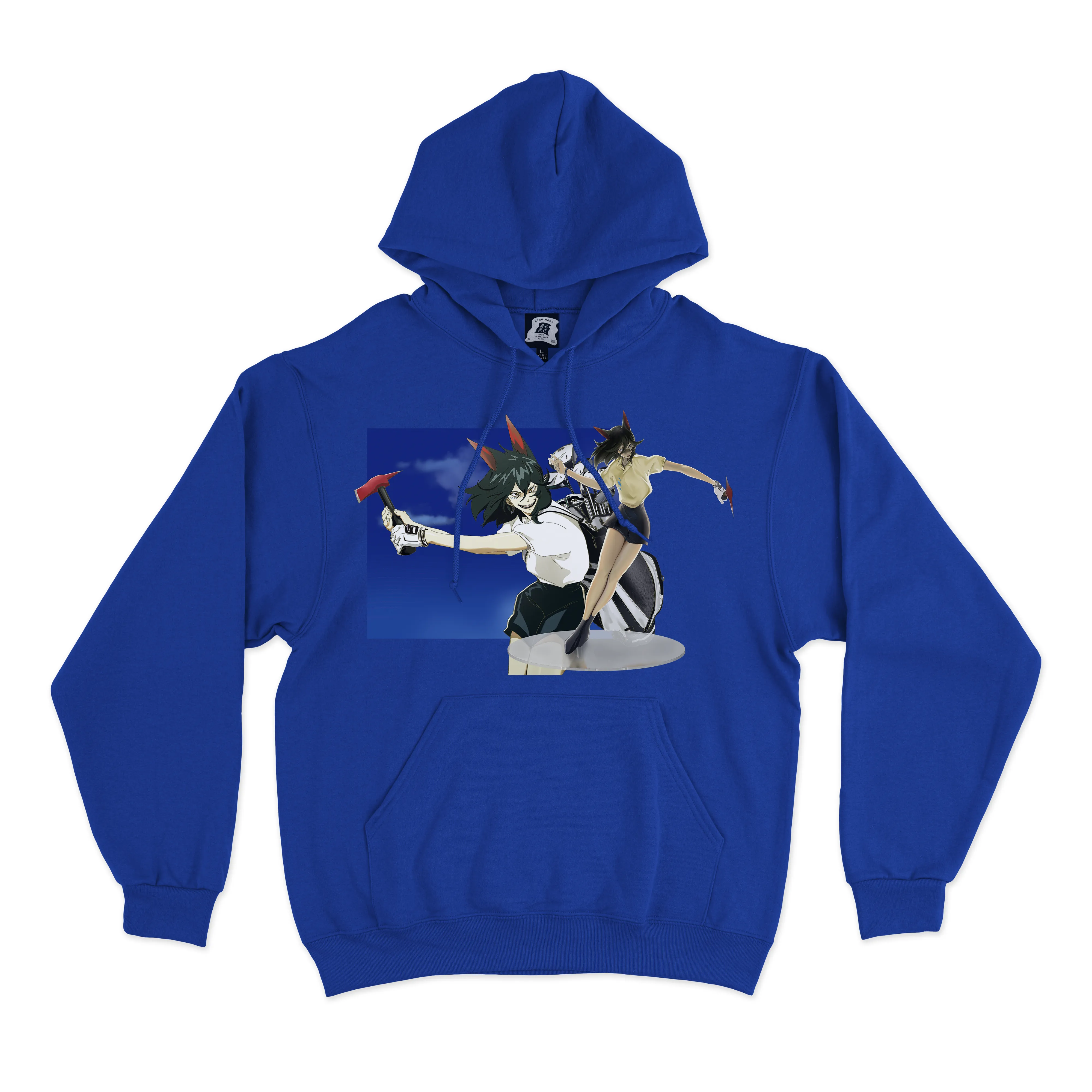 "Commercial Golf" Fleece Hoodie Cobalt Blue