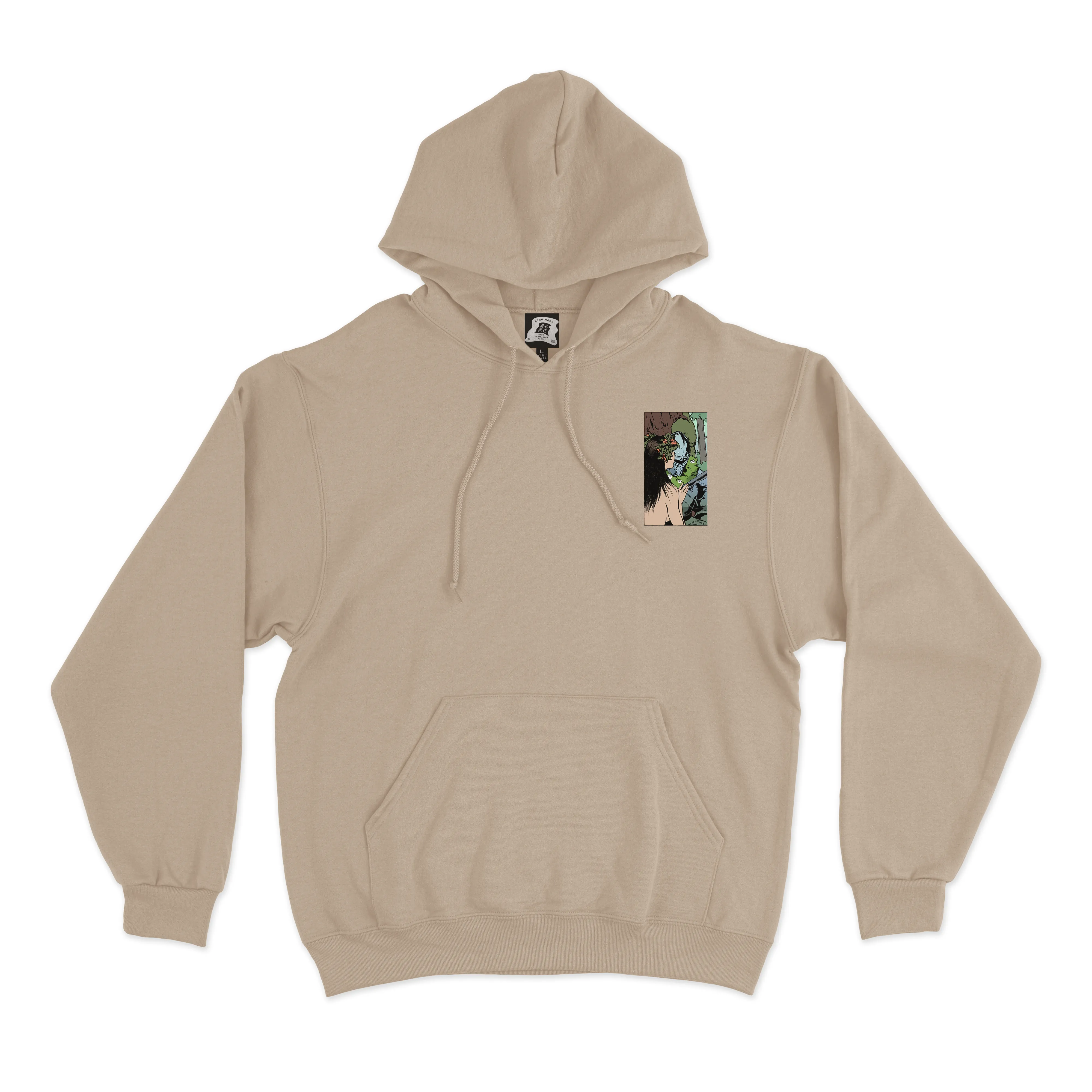 "Elena" Fleece Hoodie Beige