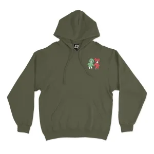 "Good Girl" Fleece Hoodie Khaki