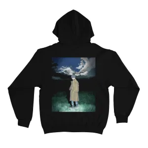 "Kimmyo" Fleece Hoodie Black/Beige
