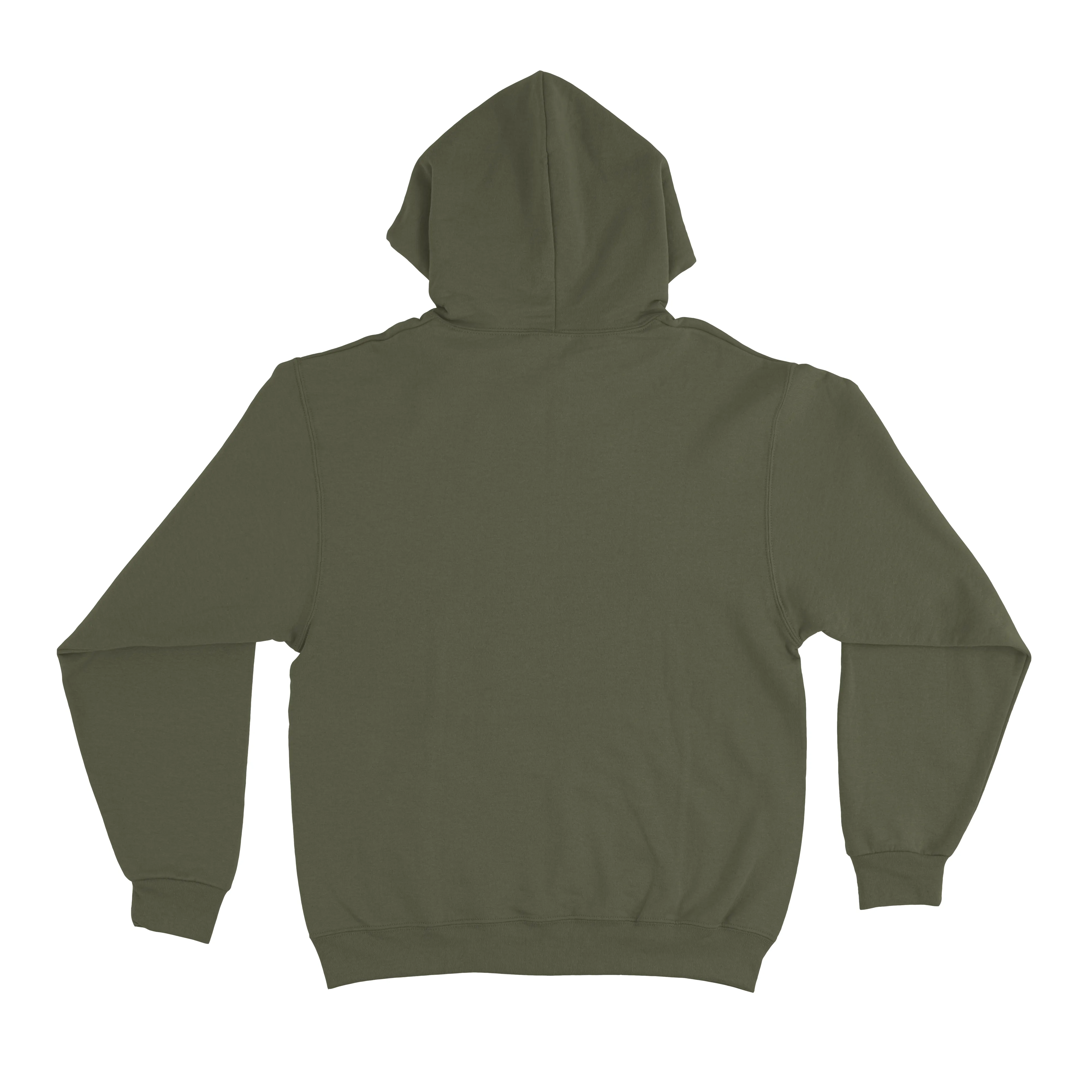 "Kitsune Mask" Fleece Hoodie Khaki