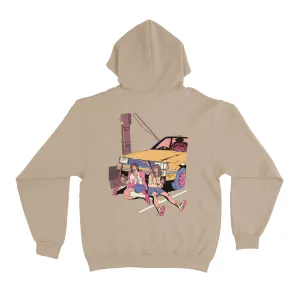 "Loser buys lunch" Fleece Hoodie Beige