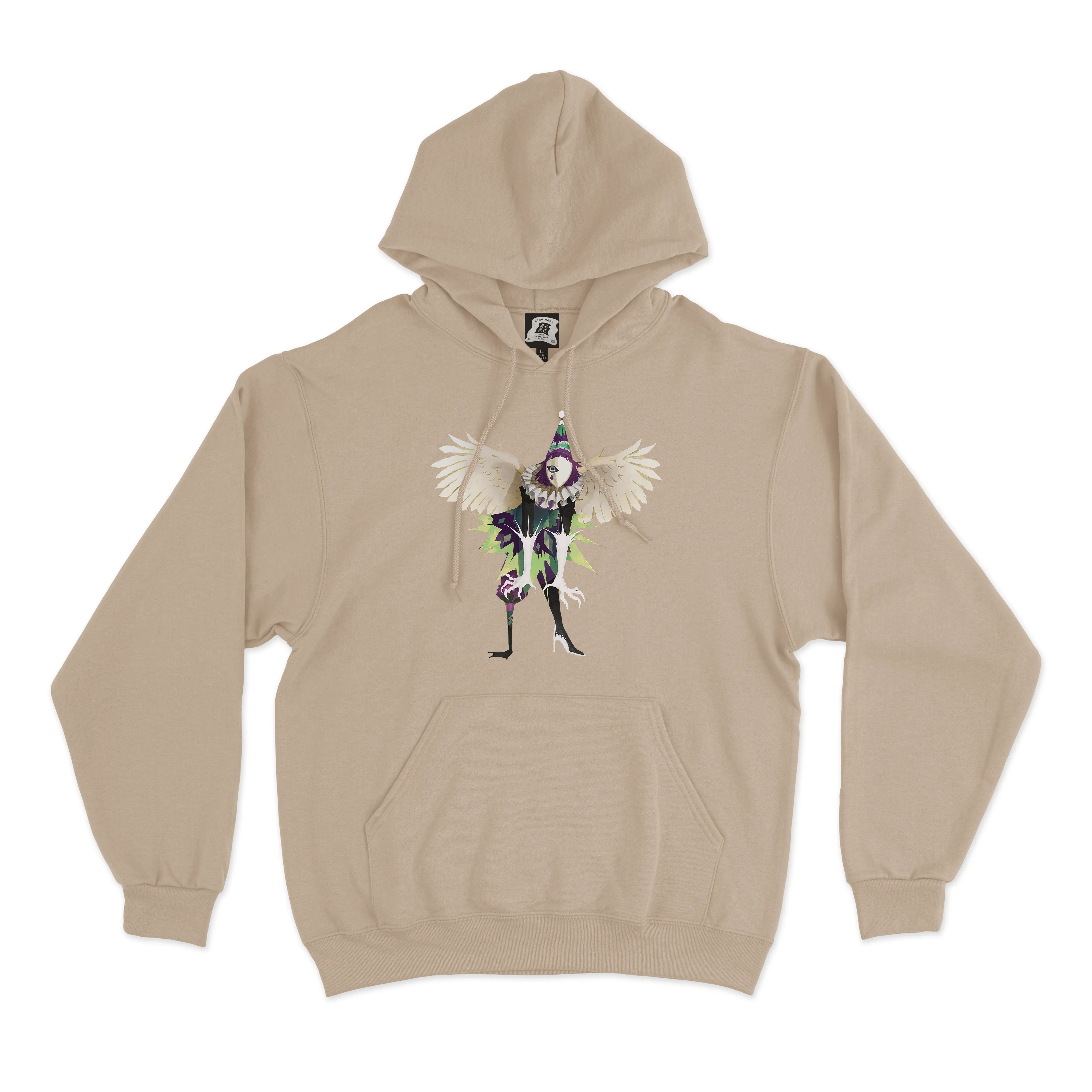 "Pistachio" Fleece Hoodie Beige