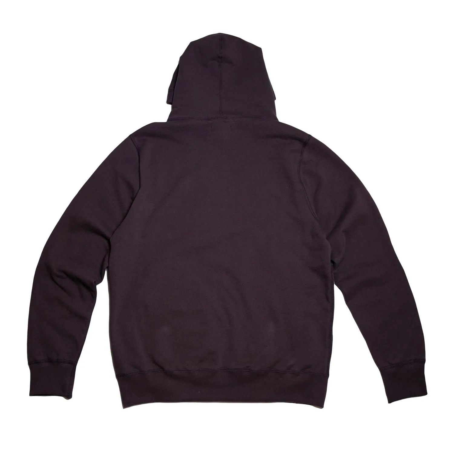 Raised By Wolves Collegiate Two-Pocket Snap Hoodie Chocolate