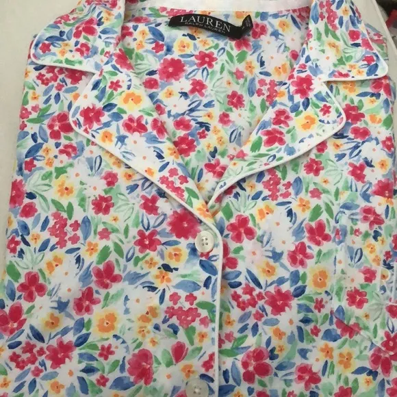 RALPH LAUREN LRL SHORTY PAJAMA SET NWT sz L, XL
