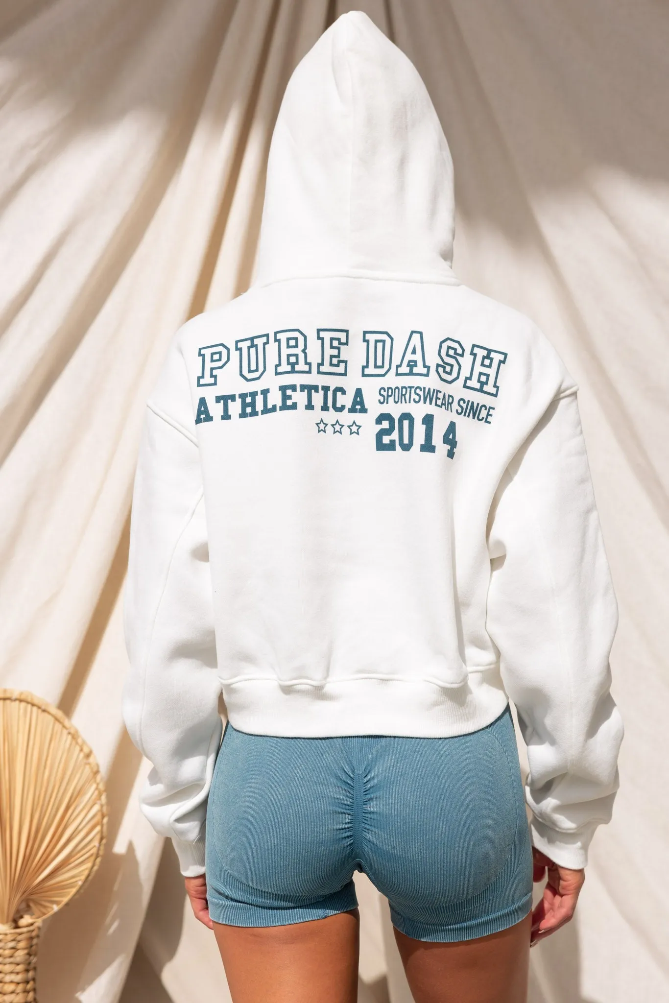 Relax Cropped Hoodie - Ocean