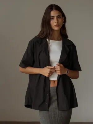 RESORT SHORT SLEEVE - BLACK