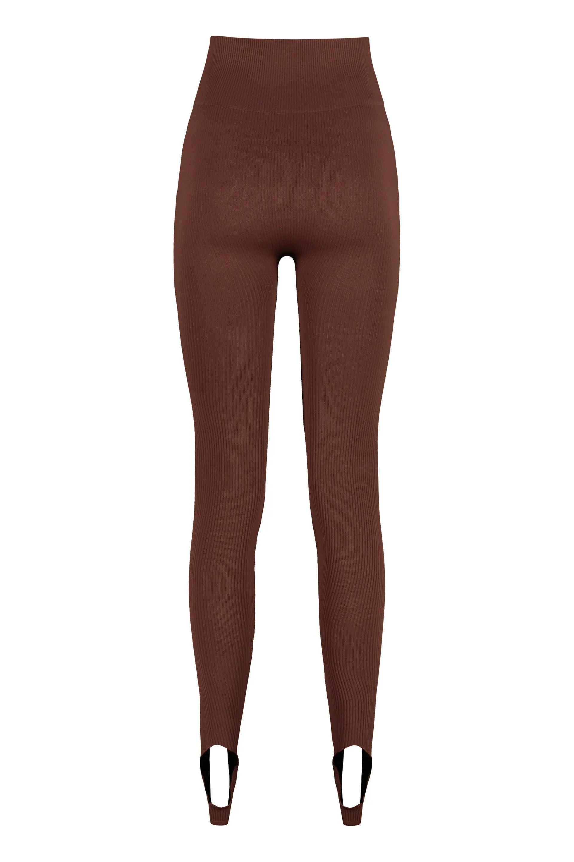 Ribbed stretch leggings