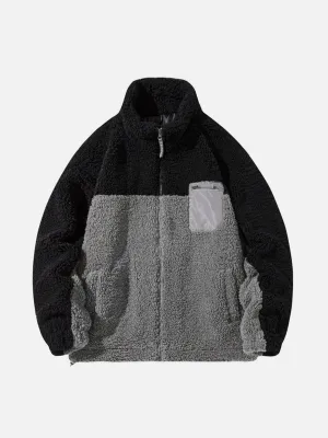 Rimiro - Splicing Sherpa Winter Coat