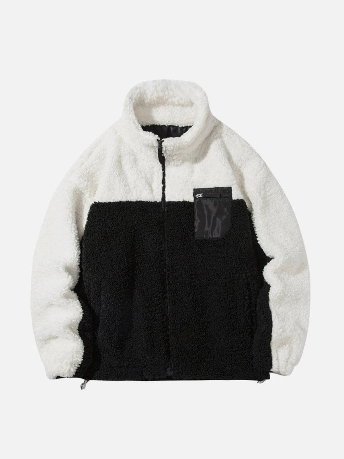 Rimiro - Splicing Sherpa Winter Coat