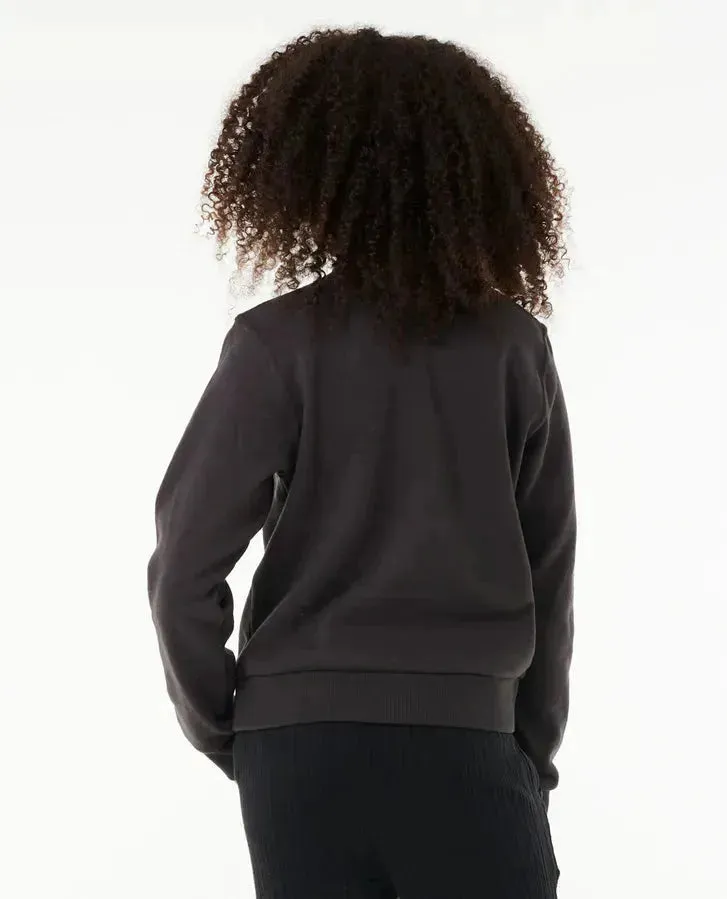 Rip Curl Girl's Summer Solstice Art Crew Neck