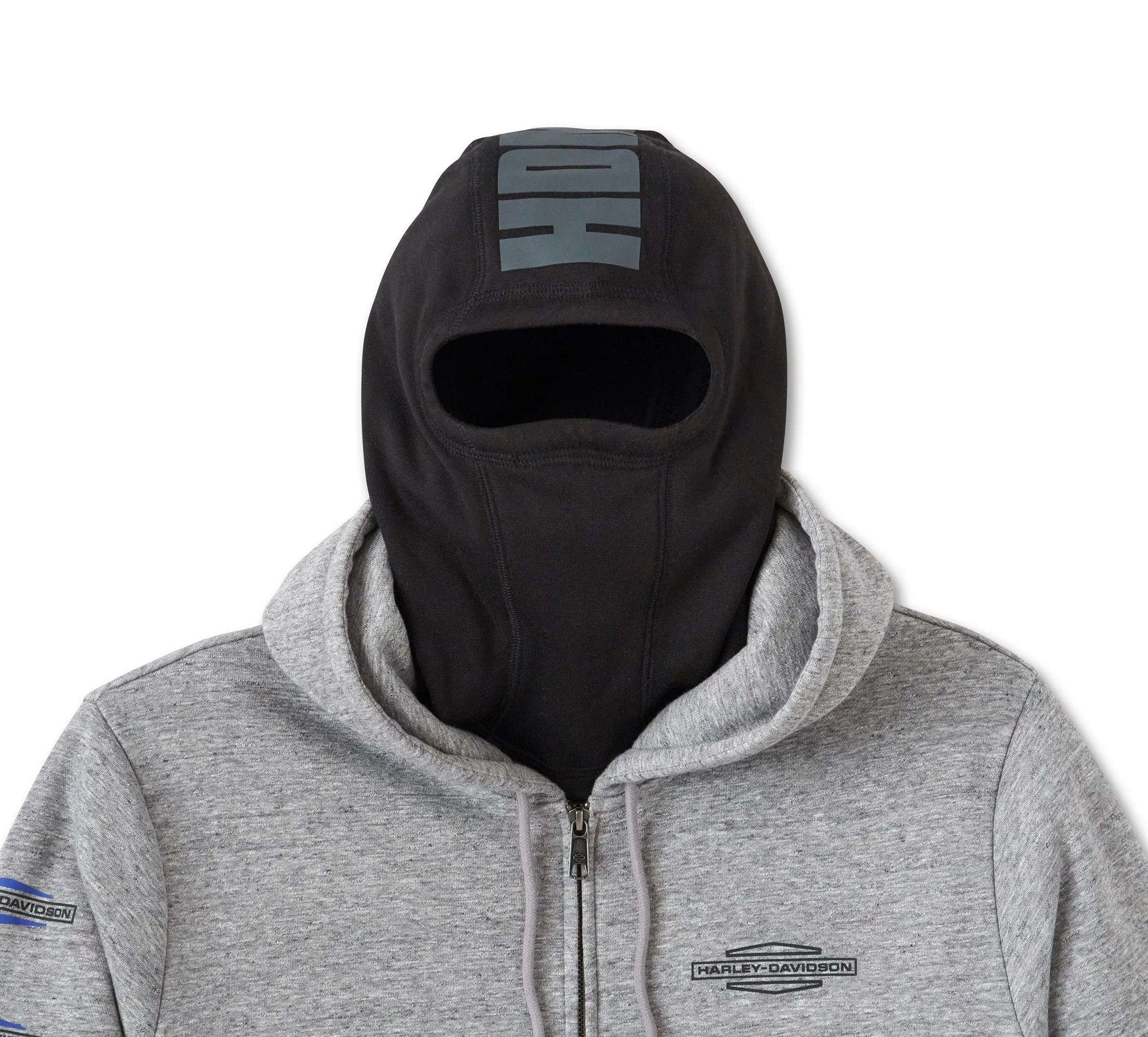 Roaring Balaclava Hoodie - Grey Heather