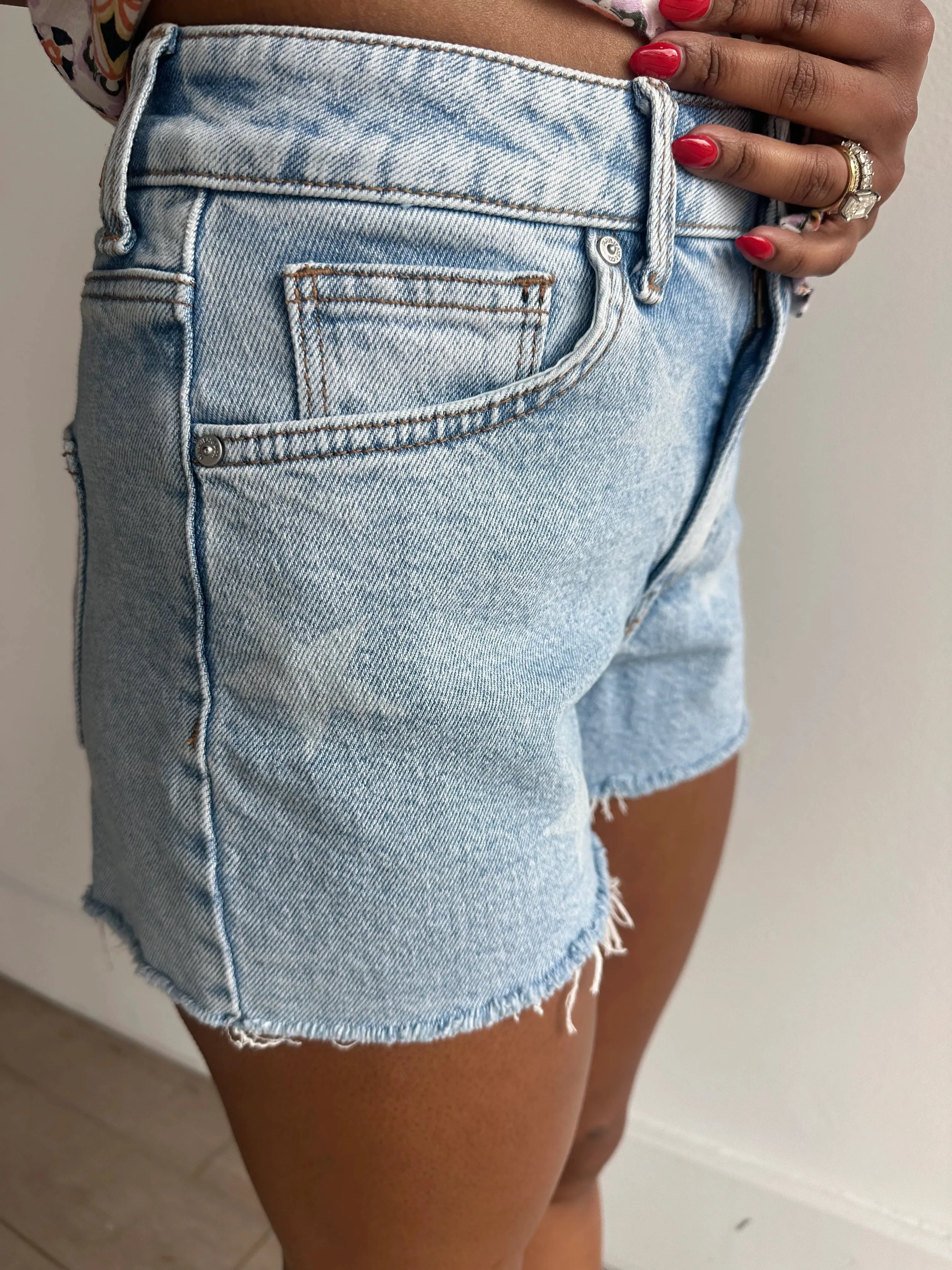 Rosie Star Denim Shorts